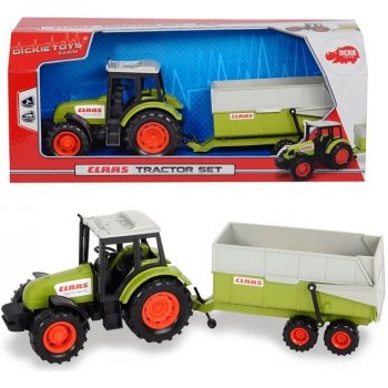 Dickie Farm Traktor CLAAS s přívěsem 36 cm