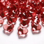 PartyDeco Dekorativní krystaly srdce červené – Zboží Dáma