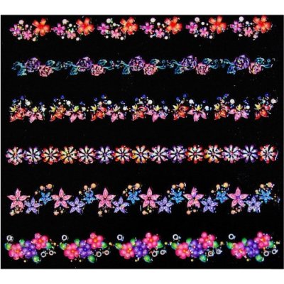 Divine cosmetics GN Samolepka na nehty glitrová 5 – Zboží Dáma