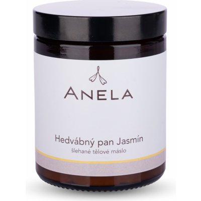 Anela Hedvábný pan Jasmín šlehané tělové máslo 180 ml – Zboží Dáma
