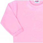 NEW BABY Kojenecké celorozepínací body Classic II růžové – Zboží Mobilmania