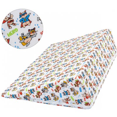 Bellatex Klínový podhlavník Superhrdinové Červená modrá bílá 80x50x20 – Sleviste.cz