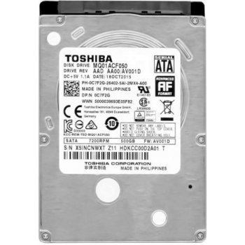 Toshiba 500GB SATA III 2,5", MQ01ACF050