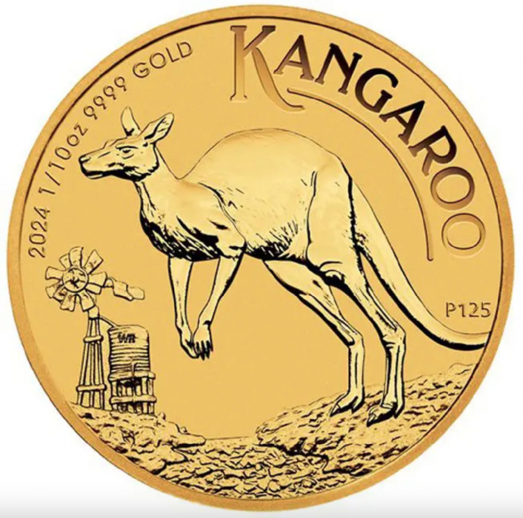 The Perth Mint zlatá mince Australian Kangaroo 1/4 oz
