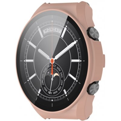 VSECHNONAMOBIL Plastový kryt s ochranným sklem pro Xiaomi Watch S1 růžový 39900 – Zboží Živě