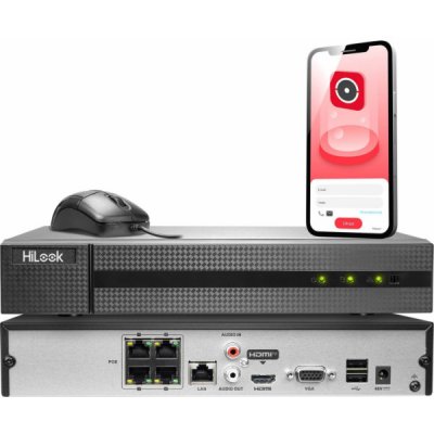 Hikvision HiLook NVR-4CH-4MP/4P – Hledejceny.cz