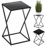 DekorStyle Stojan na květiny LOFT II 40 cm černý – Sleviste.cz