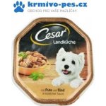 Cesar Adult Dog Landküche krůtí a hovězí ve šťávě 150 g – Sleviste.cz