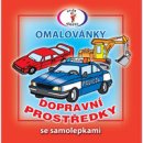 Dopravní prostředky Omalovánky se samolepkami A5