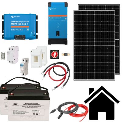 VSelektro Victron Mušov II AKU 2 × 200Ah FV 2 × 500Wp – Zboží Mobilmania