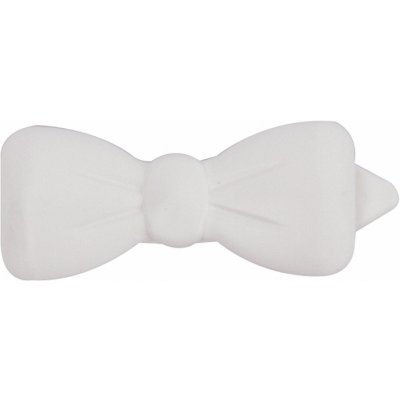 Show Tech Plastová mašlička 4,5 cm Bílá – Sleviste.cz