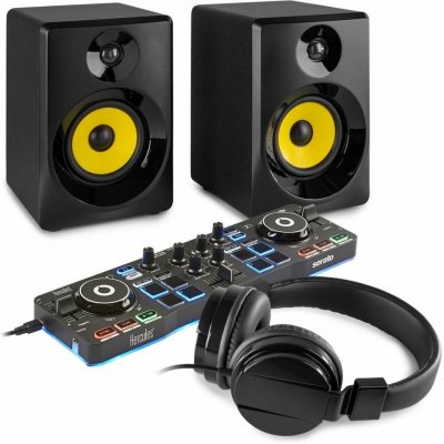 Hercules DJControl Starlight DJ Set s aktivními reproduktory – Sleviste.cz