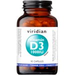 Viridian Vitamin D3 1000iu 90 kapslí – Hledejceny.cz