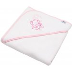 NEW BABY froté osuška s výšivkou a kapucí 80x80 bílá sloník – Hledejceny.cz