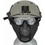 WOSPORT Ocelová maska v.2 s uchycením na helmu BK – Zboží Dáma