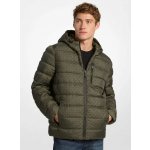 Michael Kors pánská zimní oboustranná bunda Signature olivová – Zboží Dáma