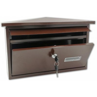 Satos KT03 - HNĚDÁ schránka 380x235x65 "AKČNÍ CENA BEZ SLEVY" – Hledejceny.cz