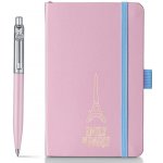 Sheaffer G232151 Sentinel Pink Emily in Paris CT sada kuličkové pero + zápisník linkovaný – Zboží Živě