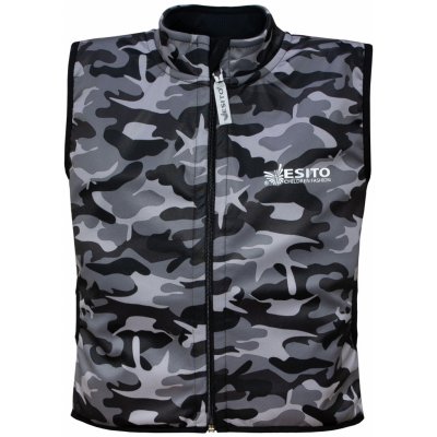 ESITO dětská softshellová vesta Maskáč Šedá – Hledejceny.cz