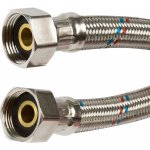 Klum, Hadice připojovací nerez 8x12, FxF, 3/8"x3/8", 30 cm, CR192C – Zbozi.Blesk.cz