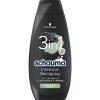 Šampon Schauma Men šampon na vlasy 3v1 s aktivním uhlím 400 ml