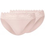 esmara Dámské kalhotky s krajkou 2 kusy růžová – Zboží Mobilmania