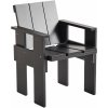 Zahradní židle a křeslo HAY Zahradní židle Crate Dining Chair, Black