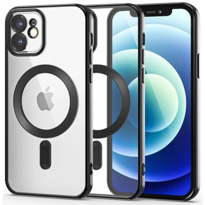Pouzdro TECH-PROTECT MAGSHINE MAGSAFE IPHONE 12 černé – Zboží Živě