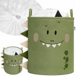 SIPO Koš XL Premium Dino uzavíratelný zelený 63 L – Zboží Dáma