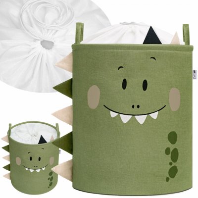 SIPO Koš XL Premium Dino uzavíratelný zelený 63 L – Zboží Dáma