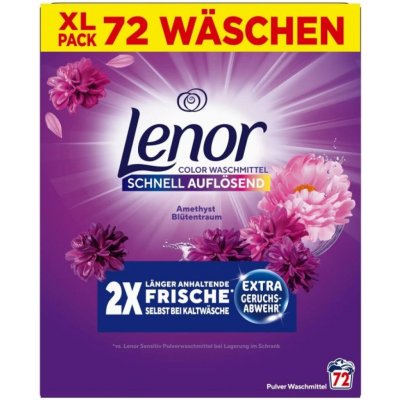 Lenor Color Amethyst prací prášek 3,6 kg 72 PD – Hledejceny.cz