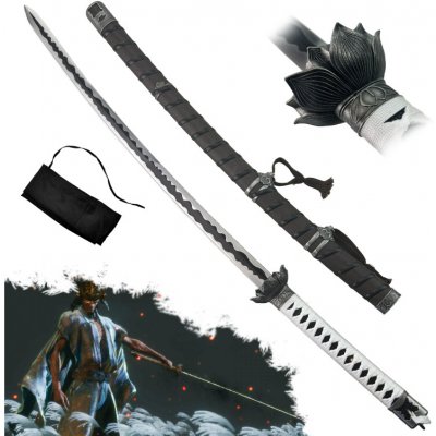 Chladné Zbraně Ocelová katana "BLACK MORTAL BLADE" - Sekiro: Shadows Die Twice – Zboží Mobilmania