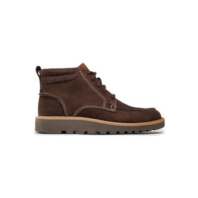 Clarks kotníková obuv Barnes Mid 261675657 hnědá – Zboží Mobilmania