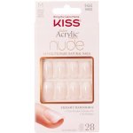 Kiss Salon Acrylic French Nude 64268 28 ks/bal. – Zboží Dáma