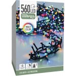 Koopman Řetěz LED 560L, Multi, zelený kabel, 11 m – Hledejceny.cz
