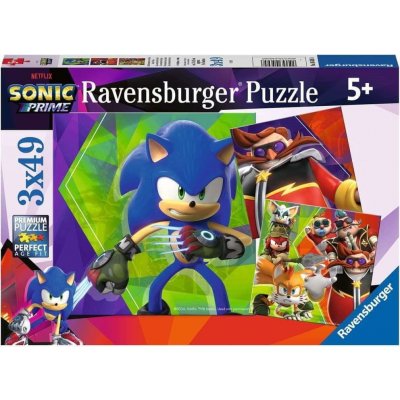RAVENSBURGER Sonic Prime 3x49 dílků