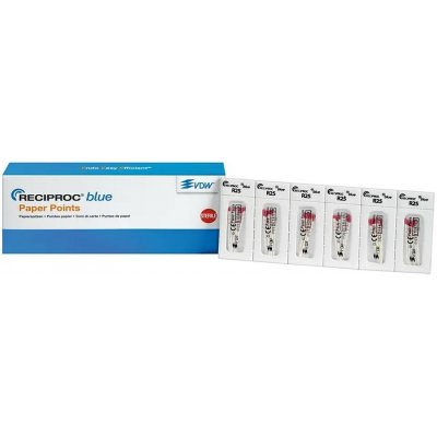 VDW RECIPROC® Blue Papírové Čepy ISO 25 Červená 180ks – Hledejceny.cz
