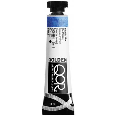 QoR akvarelová barva 11ml 585 Phthalo Blue (Red Shade) – Zboží Dáma