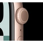 Apple Watch Series 10 46mm růžově zlatý hliník se světle ruměným sportovním řemínkem S/M MWWT3QC/A – Sleviste.cz