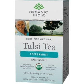 Organic India Tulsi s mátou čaje 18 x 1.7 g