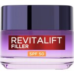 L'Oréal Revitalift Filler Anti ageing cream SPF50 pleťový krém 50 ml – Hledejceny.cz