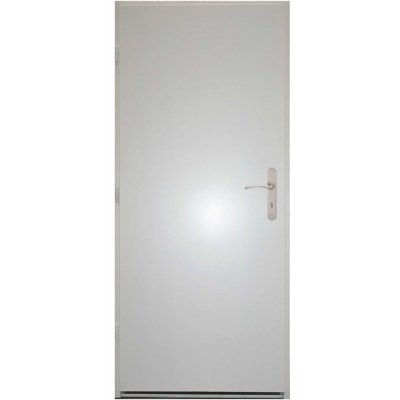 Porta doors ZK Plechové dveře pozinkované lakované bílé plné levé 90 x 197 cm SCWP0PML09LBM0SP3KH000