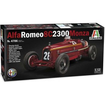 Italeri Model Kit auto 4706 ALFA ROMEO 8C 2300 Monza 1:12