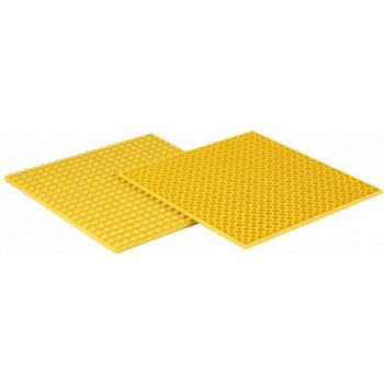 Q-Bricks Stavební podložka 20x20 žlutá