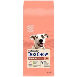 Purina Dog Chow All size adult SENSITIVE losos a rýže 14 kg