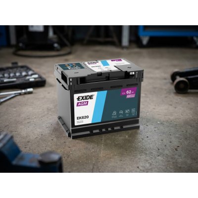 Exide AGM 12V 62Ah 680A EK620 – Zbozi.Blesk.cz