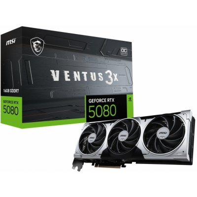 MSI GeForce RTX 5080 16G VENTUS 3X OC PLUS – Zboží Živě