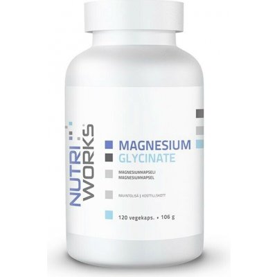 Nutri Works Magnesium Glycinate 120 kapslí – Hledejceny.cz