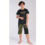 Dětské pyžamo kapri Army černá – Zboží Dáma