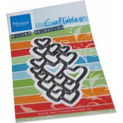 Marianne design Srdíčka vyřezávací kovová šablona Craf – Sleviste.cz